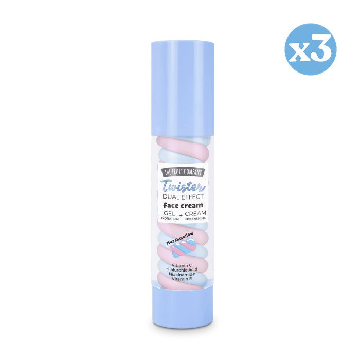 Pack 3x - Creme Facial Twister Dual Effect 50 gr - The Fruit Company - 1