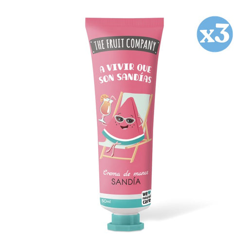 Pack 3x - 20% de desconto! Creme de Mãos Melancia 50 ml - The Fruit Company - 1