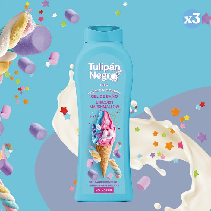 Pack 3x - Gel Unicórnio 650 ml - Tulipan Negro - 2