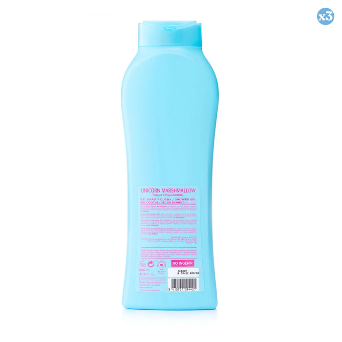 Pack 3x - Gel Unicórnio 650 ml - Tulipan Negro - 3
