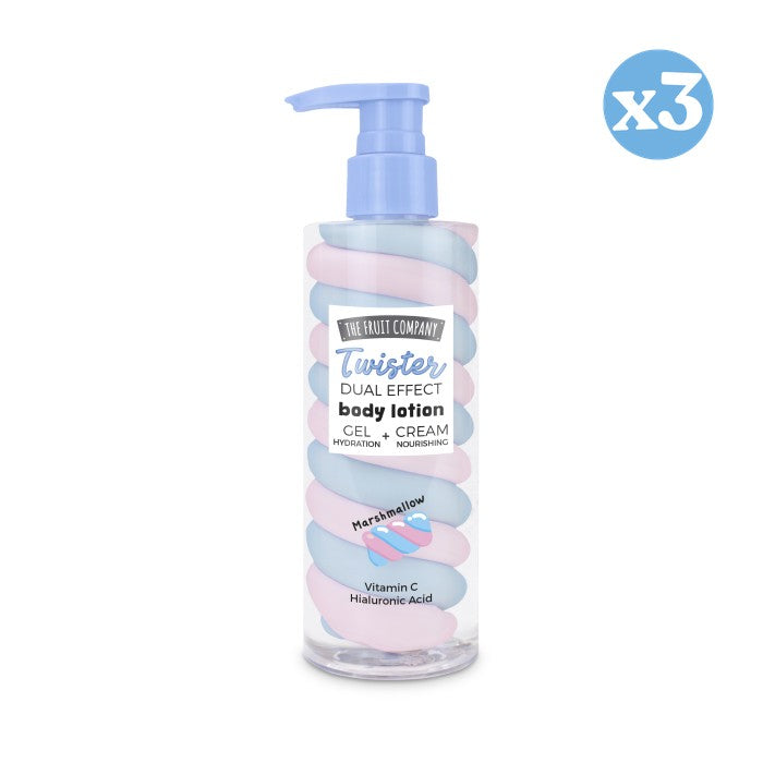 Pack 3x - Loção Corporal Twister Dual Effect 200 gr - The Fruit Company - 1
