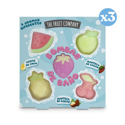 Pack 3x - Conjunto de Bombas de Banho - The Fruit Company - 1