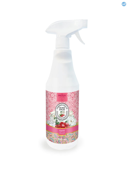 Pack 2x - AMBIENTADOR HOME SPRAY YANI SWEET 700 ML - Prady - 1