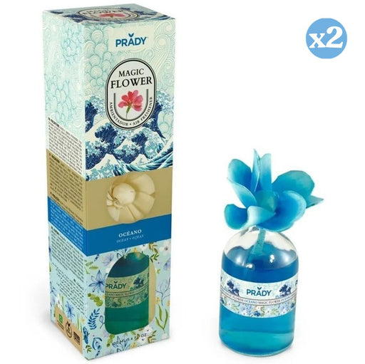 Pack 2x - AMBIENTADOR DE FLOR MÁGICA OCEANO 100ML PRADY - Prady - 1