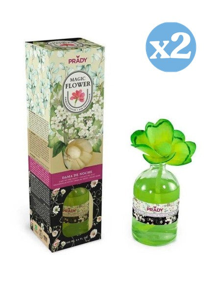 Pack 2x - MAGIC FLOWER PERFUMADOR DAMA DE NOITE 100ML PRADY - Prady - 1