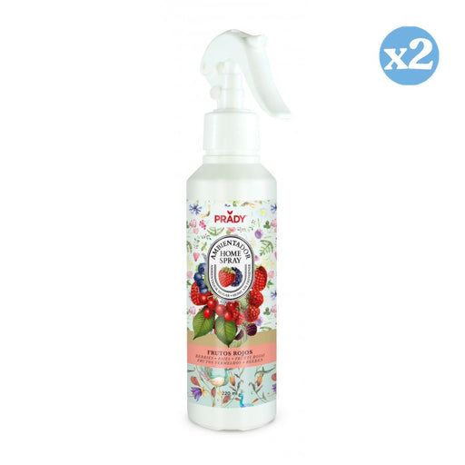 Pack 2x - AMBIENTADOR HOME SPRAY FRUTOS ROJOS 220ML - Prady - 1