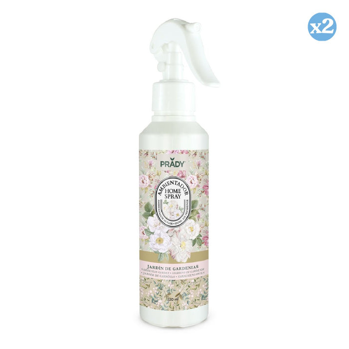 Pack 2x - SPRAY DE AMBIENTE JARDIM DE GARDÊNIAS 220ML - Prady - 1