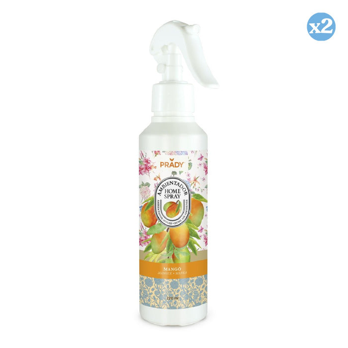 Pack 2x - AMBIENTADOR SPRAY PARA O Lar MANGA 220ML - Prady - 1