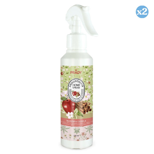 Pack 2x - AMBIENTADOR HOME SPRAY MAÇÃ & CANELA 220ML - Prady - 1