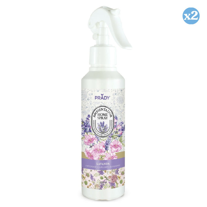 Pack 2x - SPRAY AMBIENTADOR PARA O Lar LAVANDA 220ML - Prady - 1
