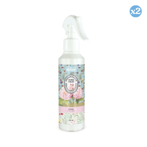 Pack 2x - SPRAY AMBIENTADOR PARA CASA ROSAS 220ML - Prady - 1