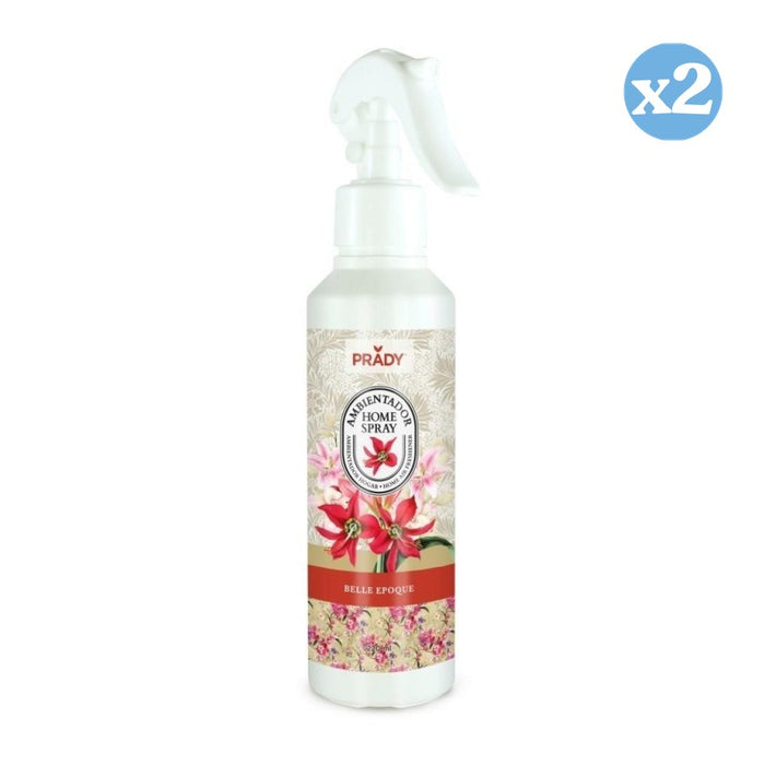 Pack 2x - AMBIENTADOR HOME SPRAY BELLE EPOQUE 220ML - Prady - 1