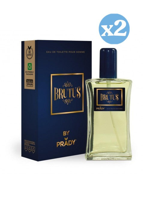 Pack 2x - COLÔNIA BRUTUS HOMME 100ML - Prady - 1