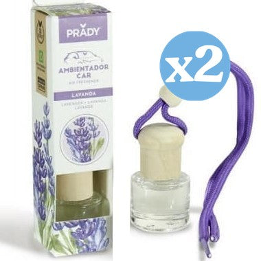 Pack 2x - AMBIENTADOR CARRO LAVANDA PRADY 6ML - Prady - 1