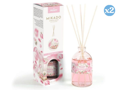 Pack 2x - DIFUSOR DE AMBIENTE WHITE MUSK 100ML - Prady - 1