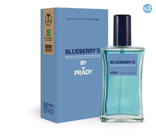 Pack 2x - COLÔNIA BLUEBERRY'S HOMME - Prady - 1
