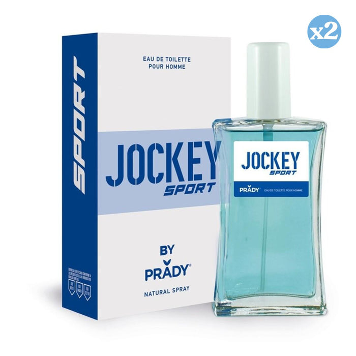 Pack 2x - COLÔNIA JOCKEY SPORT HOMME (AZUL E BRANCO) - Prady - 1