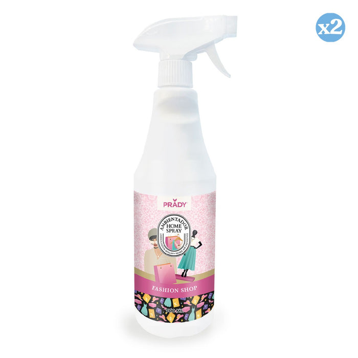 Pack 2x - AMBIENTADOR SPRAY PARA CASA FASHION SHOP 700 ML - Prady - 1