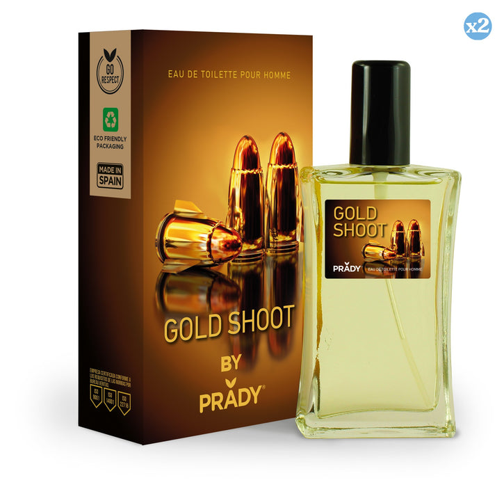 Pack 2x - COLÔNIA GOLD SHOOT HOMME - Prady - 1