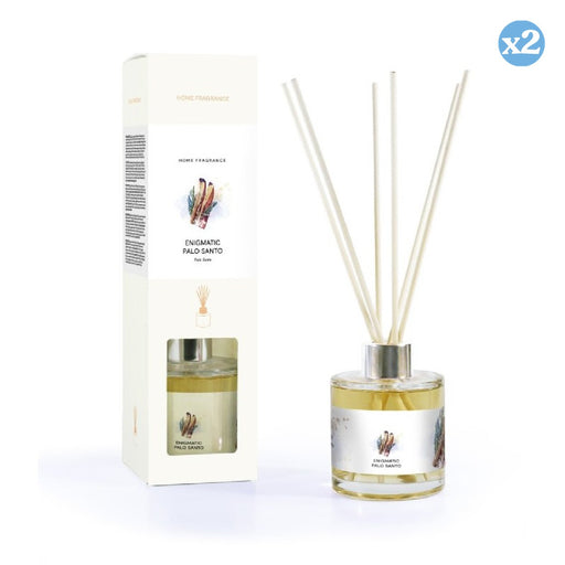 Pack 2x - DIFUSOR DE AMBIENTE PREMIUM MIKADO ENIGMATIC PALO SANTO 130ML - Prady - 1