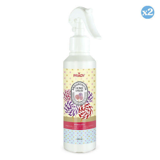 Pack 2x - AMBIENTADOR HOME SPRAY PIRULETA 220ML - Prady - 1