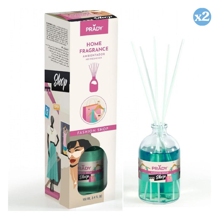 Pack 2x - MIKADO AMBIENTADOR FASHION SHOP 100ML - Prady - 1