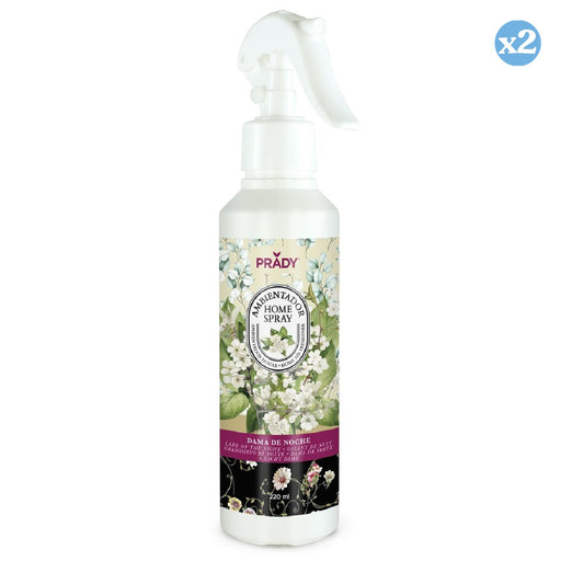 Pack 2x - AMBIENTADOR SPRAY PARA O LAR DAMA DA NOITE 220ML - Prady - 1