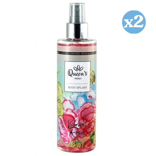 Pack 2x - BODY SPLASH ROSAS VIBRANTES PRADY 250ML - Prady - 1