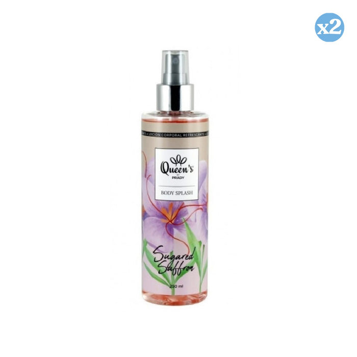 Pack 2x - BODY SPLASH AÇÚCAR DE AÇAFRÃO PRADY 250ML - Prady - 1