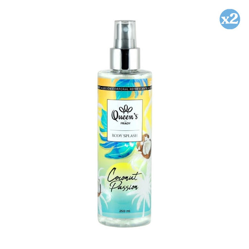 Pacote 2x - BODY SPLASH COCONUT PASSION PRADY 250ML - Prady - 1