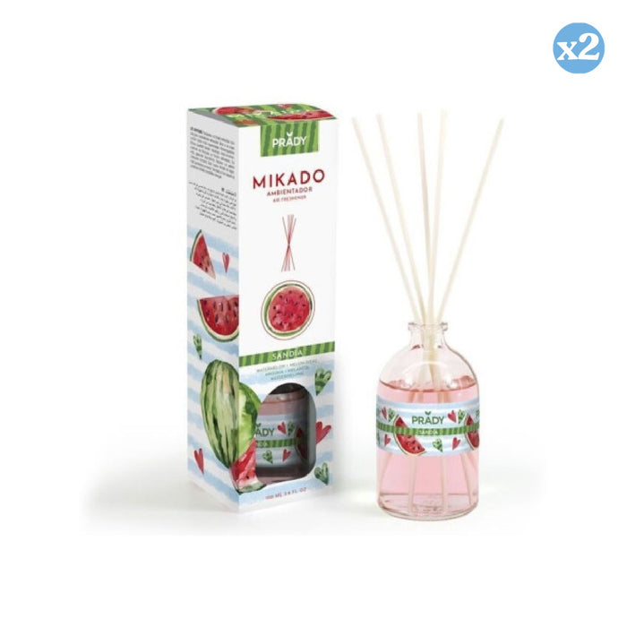 Pack 2x - AMBIENTADOR DE MELANCIA MIKADO 100ML - Prady - 1