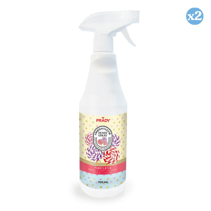Pack 2x - Ambientador Spray para Casa Pirulito 700 ML - Prady - 1