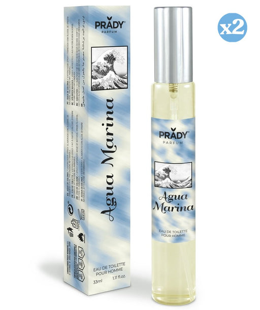 Pack 2x - EAU DE TOILETTE 33ML ÁGUA MARINHA - Prady - 1