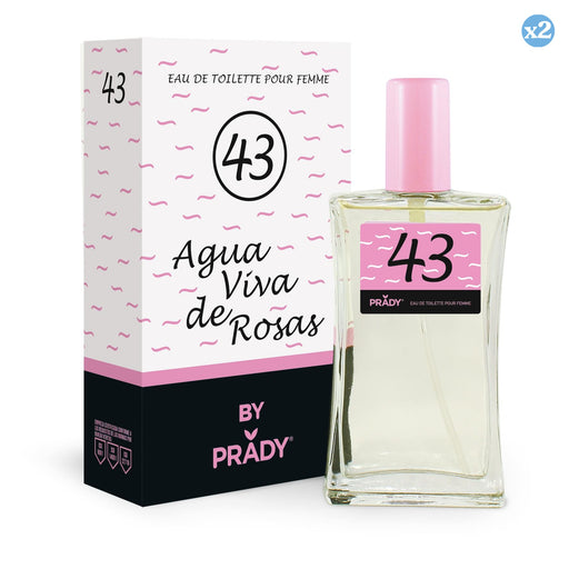 Pack 2x - COLÔNIA ÁGUA VIVA DE ROSAS FEMME - Prady - 1