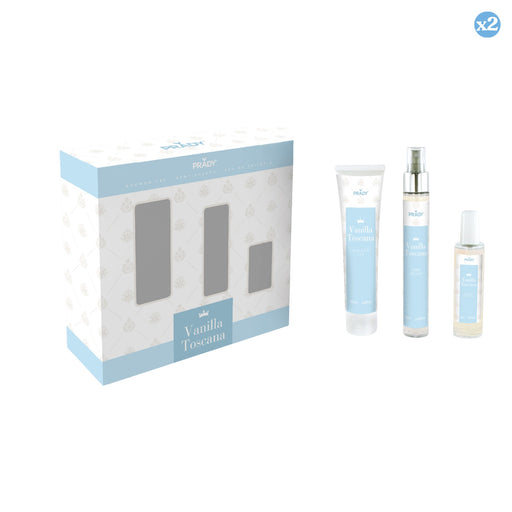 Pack 2x - Conjunto Vanilla Toscana: Eau de Toilette, Body Splash e Body Lotion - 225ml - Prady - Prady - 1