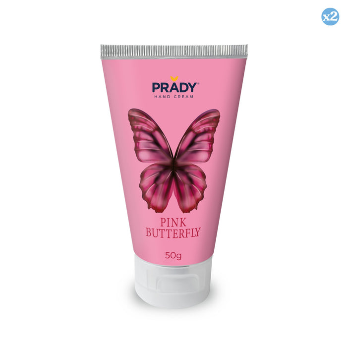 Pack 2x - CREME PARA AS MÃOS PINK BUTTERFLY - Prady - 1