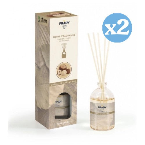Pack 2x - MIKADO AMBIENTADOR CREME DE AVELÃS 100ML - Prady - 1