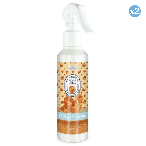 Pack 2x - DIFUSOR DE AMBIENTE SPRAY SAL&CARAMELO 220 ML - Prady - 1