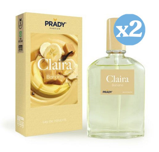 Pack 2x - Água de Colônia Claira Banana para Mulher - Prady - Prady - 1