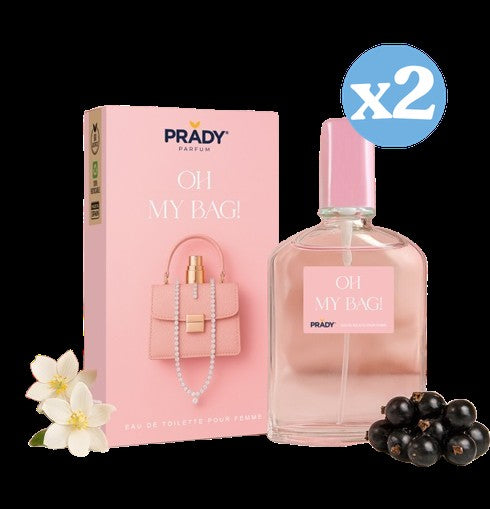Pack 2x - Eau de Toilette Oh my Bag! para Mulher - Prady - Prady - 1