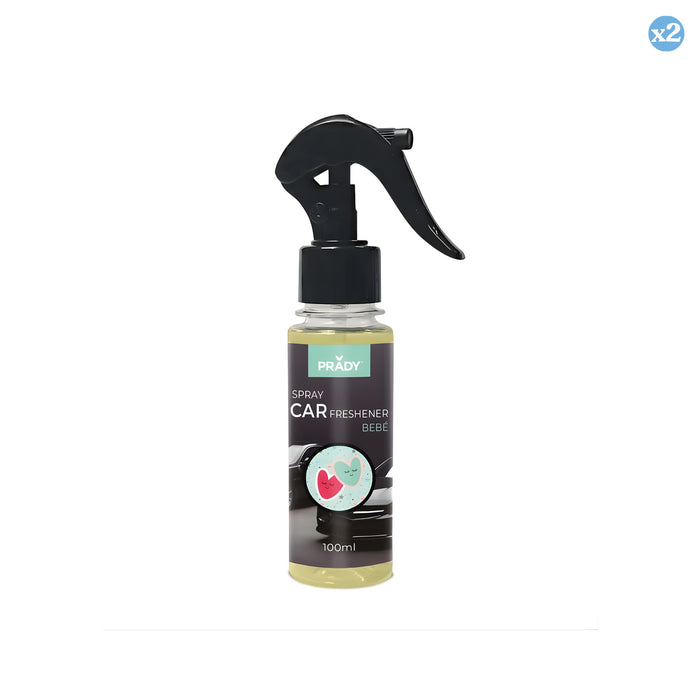 Pack 2x - DIFUSOR DE CARRO DE BEBÊ - 100ML - PRADY - Prady - 1