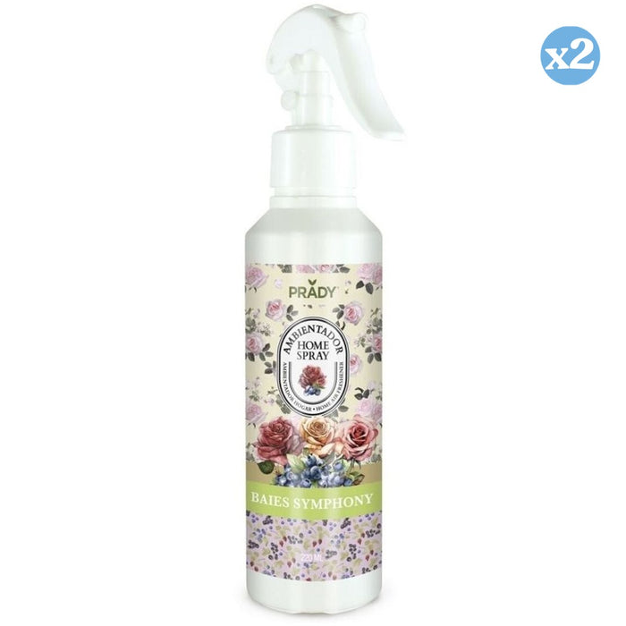 Pack 2x - AMBIENTADOR HOME SPRAY BAIES SINPHONY 220 ML - Prady - 1