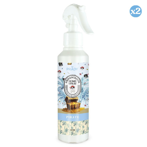 Pack 2x - SPRAY AMBIENTADOR PARA O LAR PIRATE 220 ML - Prady - 1