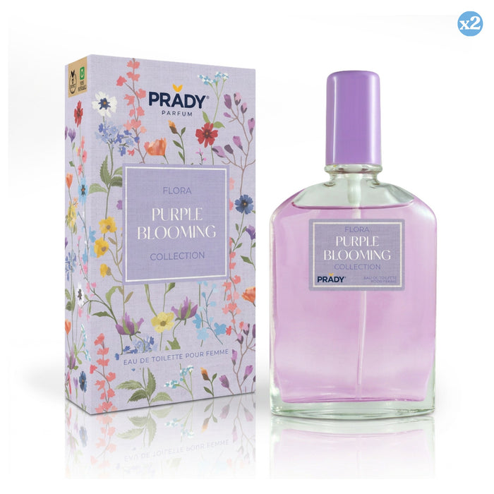 Pack 2x - COLÔNIA FLORAL ROXA - Prady - 1
