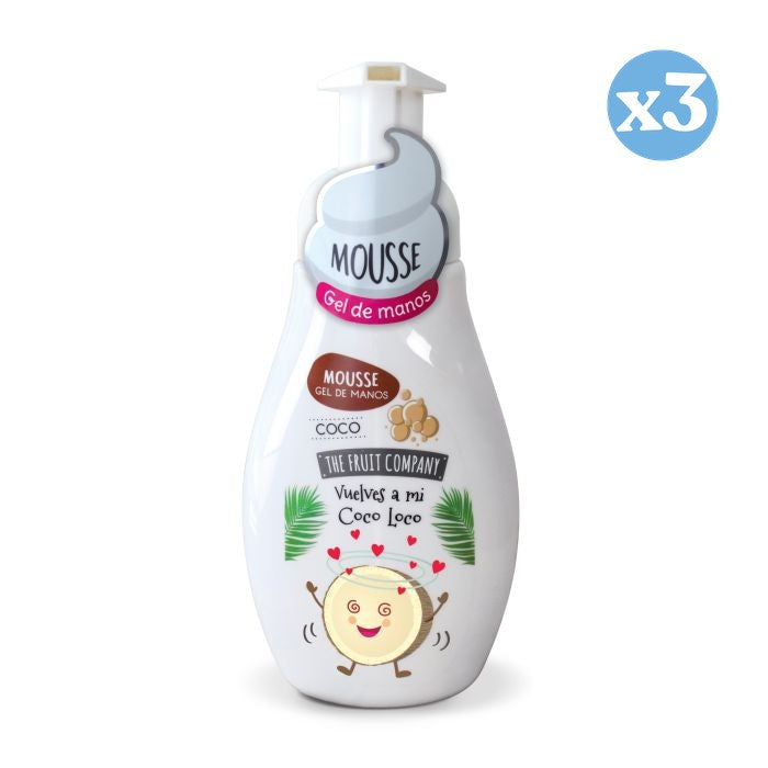 Pack 3x - Sabonete Líquido para as Mãos - Gel Mousse de Coco - 250 ml - The Fruit Company - The Fruit Company - 1