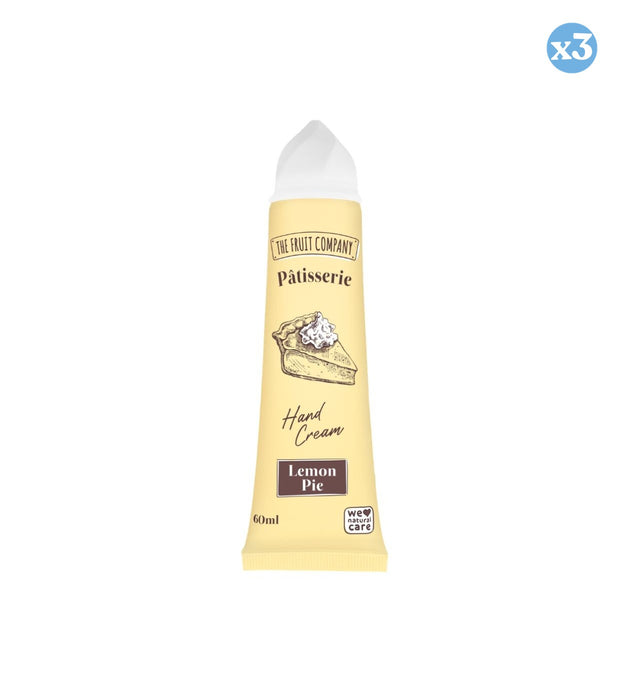 Pack 3x - CREME MÃOS LEMON PIE PATISSERIE - The Fruit Company - 1