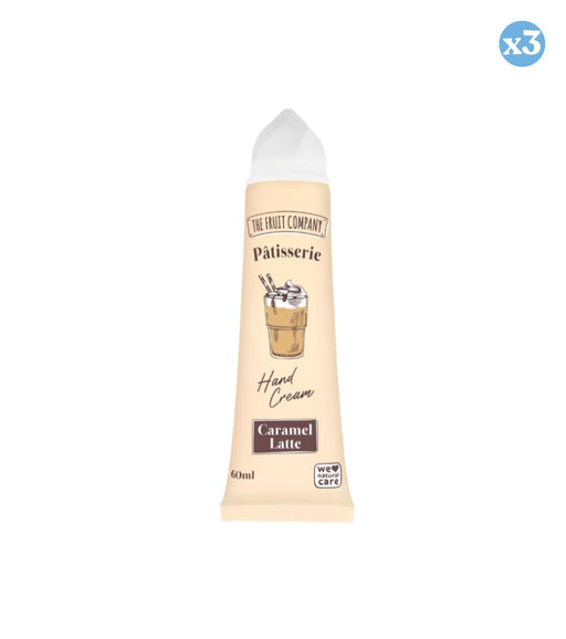 Pack 3x - CREME DE MÃOS CARAMELO LATTE PATISSERIE - The Fruit Company - 1