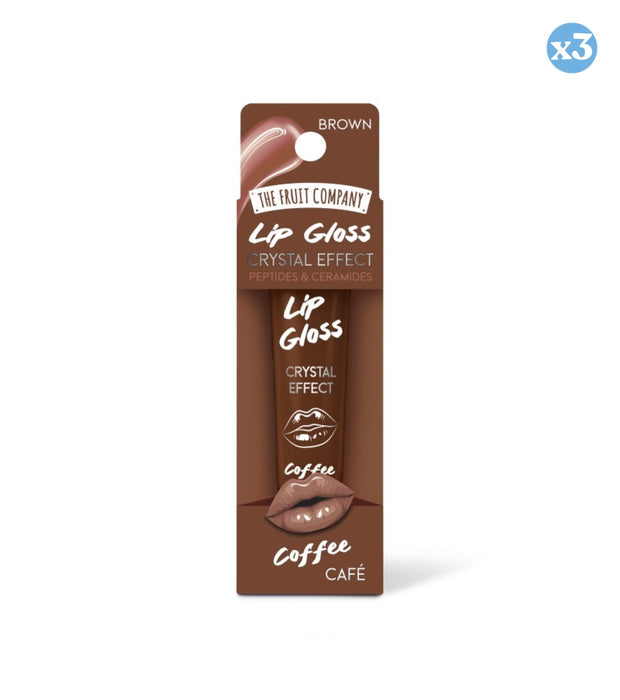 Pack 3x - BRILHO LABIAL DONUT CAFÉ - The Fruit Company - 1