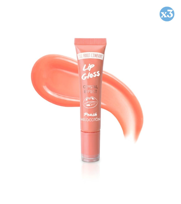 Pack 3x - BRILHO LABIAL DONUT PÊSSEGO - The Fruit Company - 1