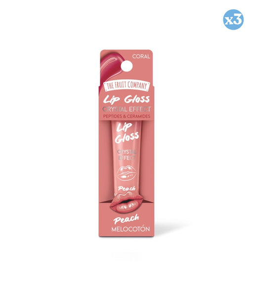 Pack 3x - BRILHO LABIAL DONUT PÊSSEGO - The Fruit Company - 2